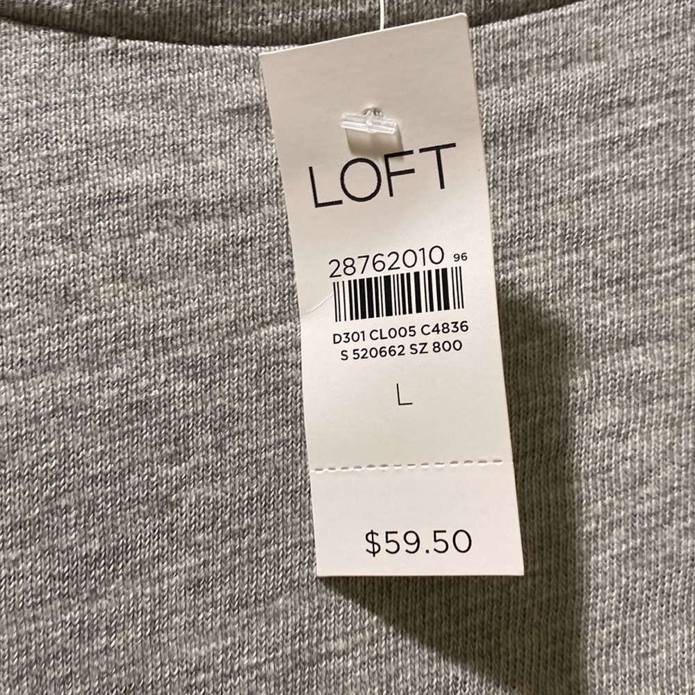 NWT LOFT LONG SLEEVE TOP SIZE L - Picture 3 of 6